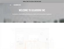 Tablet Screenshot of gilardonionline.com